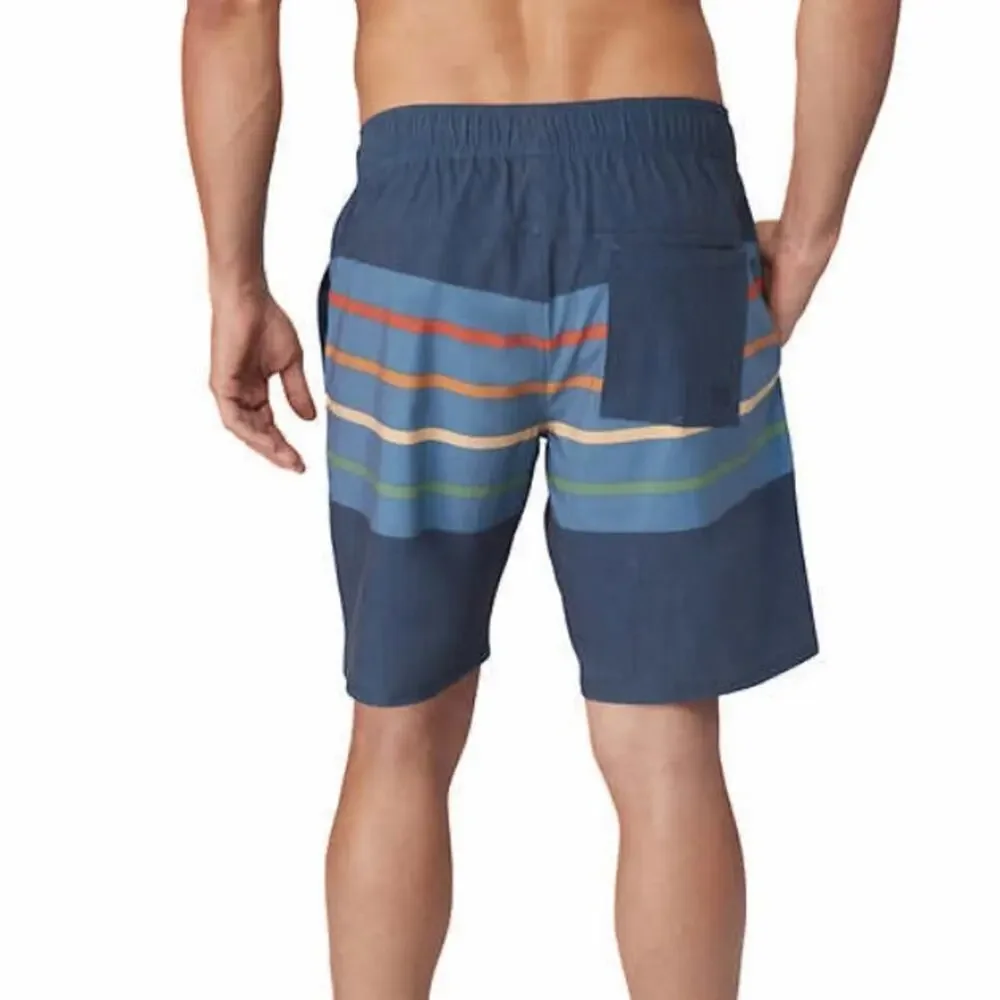 Hang Ten Men's Swim Shorts Trunk Blue Size Large NWT